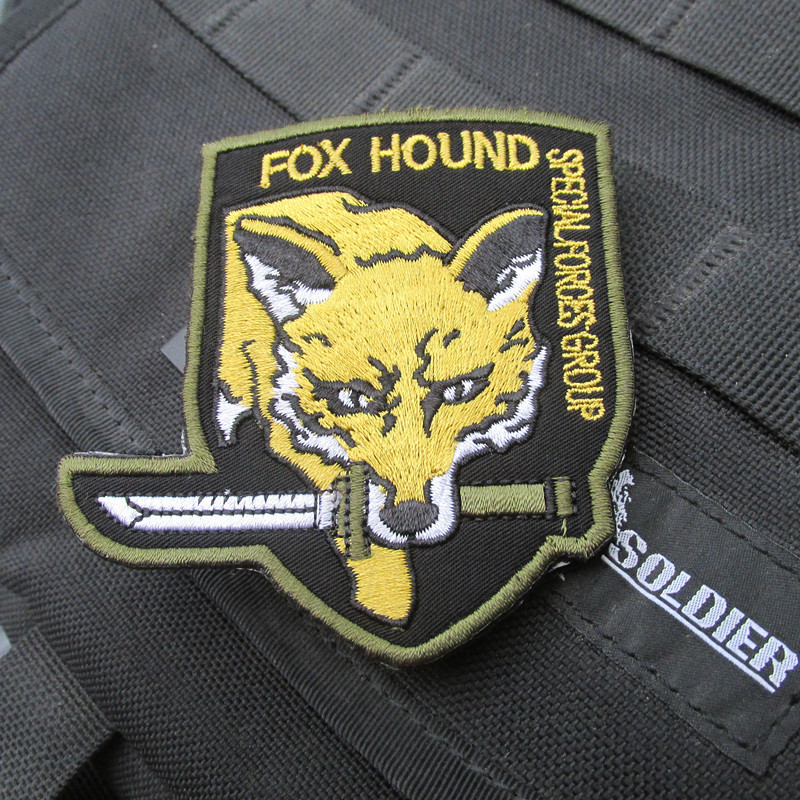 Écusson PVC Metal Gear Solid XOF Patch Scratch
