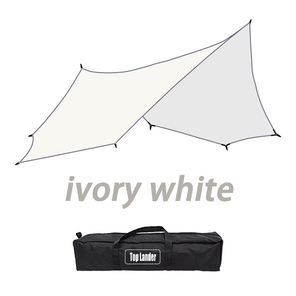 Large Flysheet 5.1x5.1m Tarp Tent Octagon Sunshade Awning UltraLarge