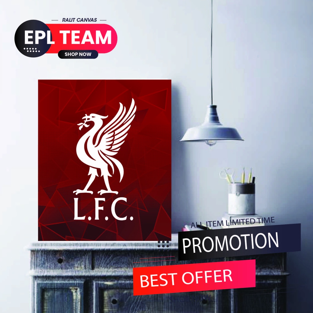 Liverpool Premium Canvas Frame ( Bukan Banner/ Tarpaulin) - 02 | Shopee ...