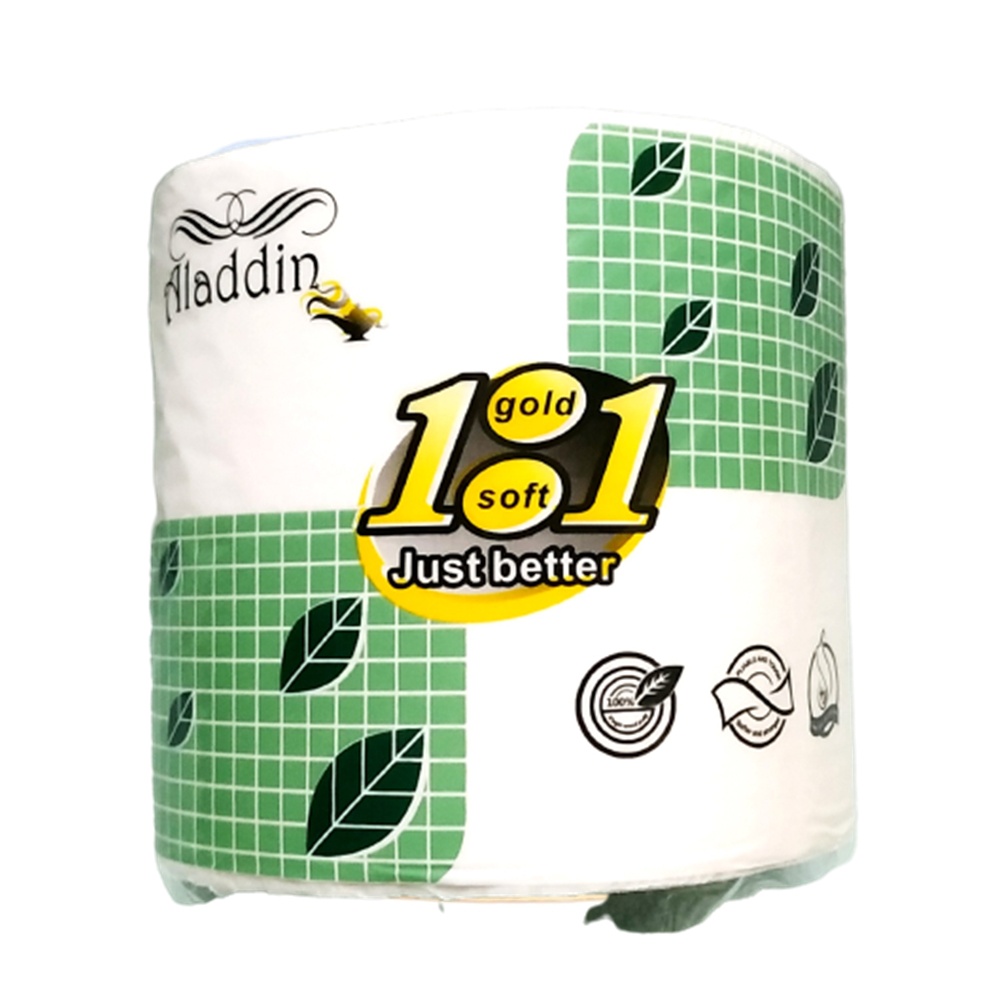 SINGLE ROLL ALADDIN GOLD - AS TENDER AS COTTON • TOILET ROLLS Bathroom ...