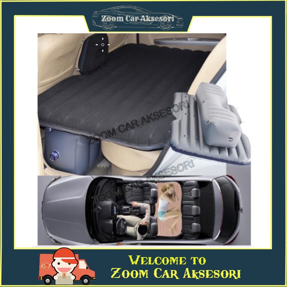 Car Air Mattress Inflatable CAR BED FOR BACKSEAT With 2 Pillows Air