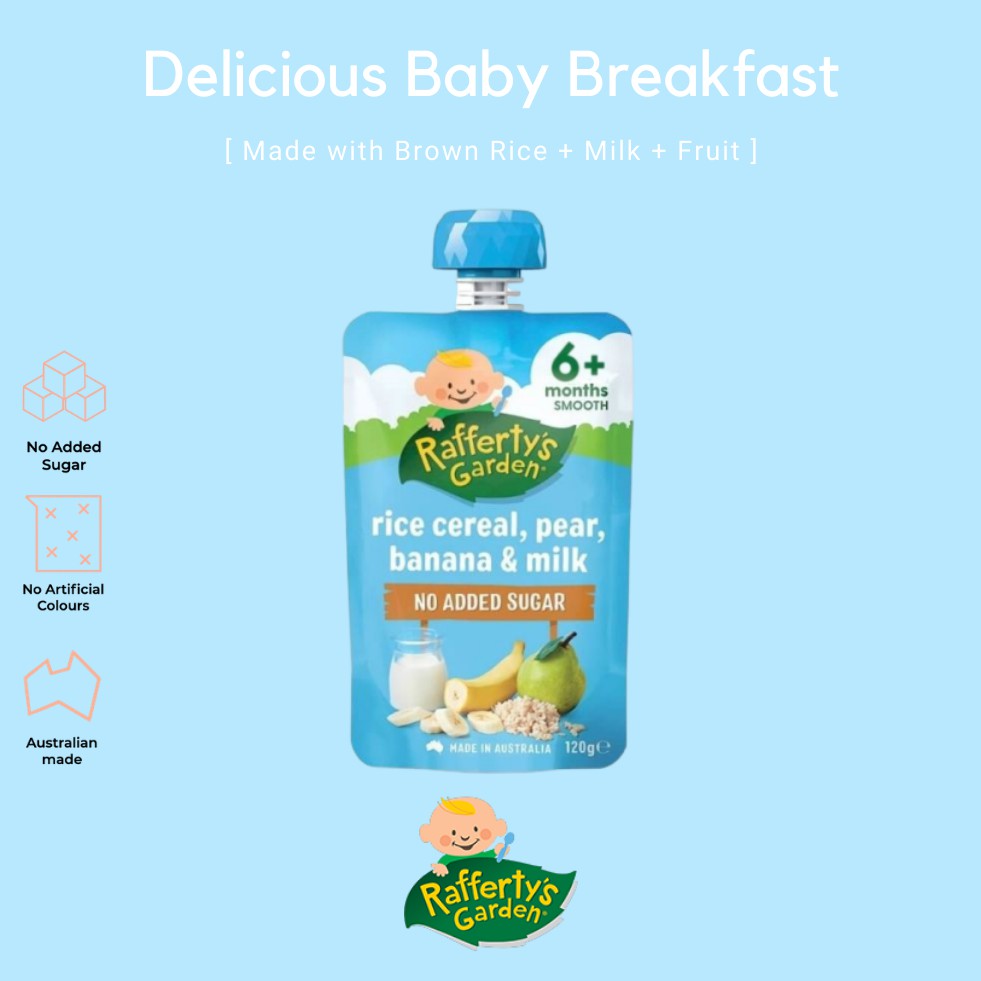 Rafferty's organic best sale baby rice cereal