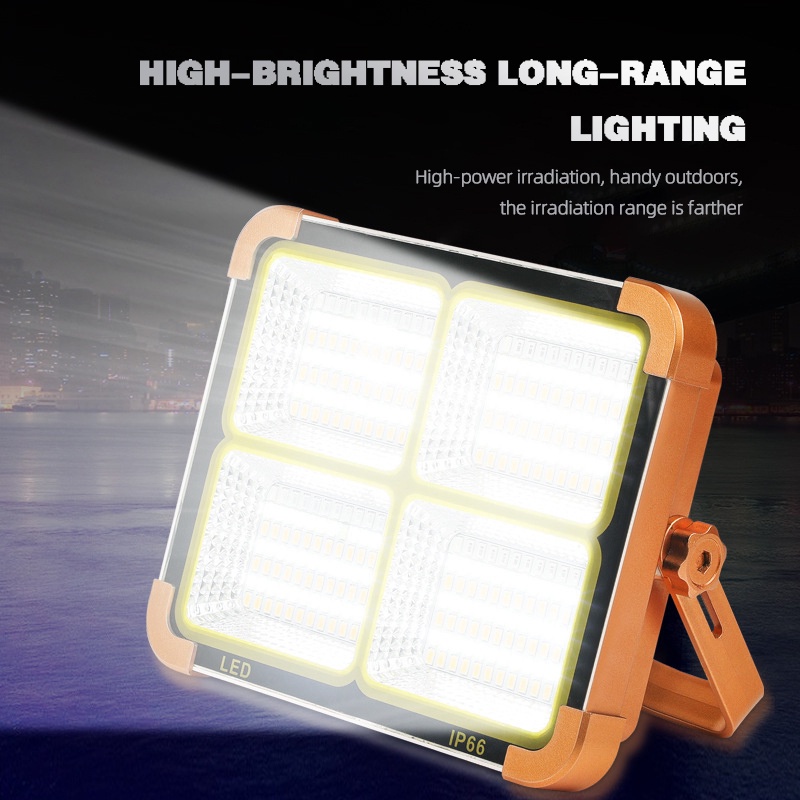 🔥 Emergency Solar LED Light High Brightness 5000LM 300W Camping ...