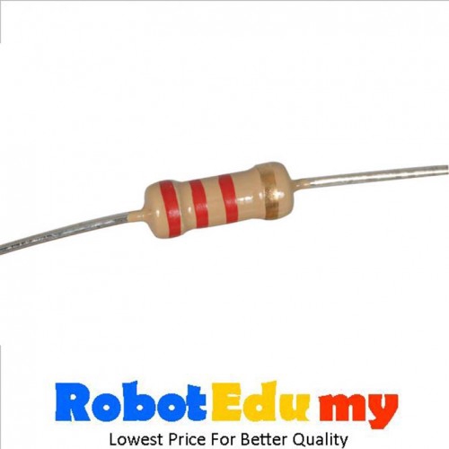 Perintang / Resistor 0.25W 5% (2.2K) * [10pcs]