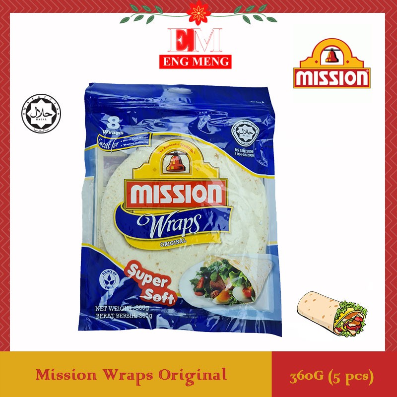 Mission Wrap Original 360G (8 Pieces) | Shopee Malaysia