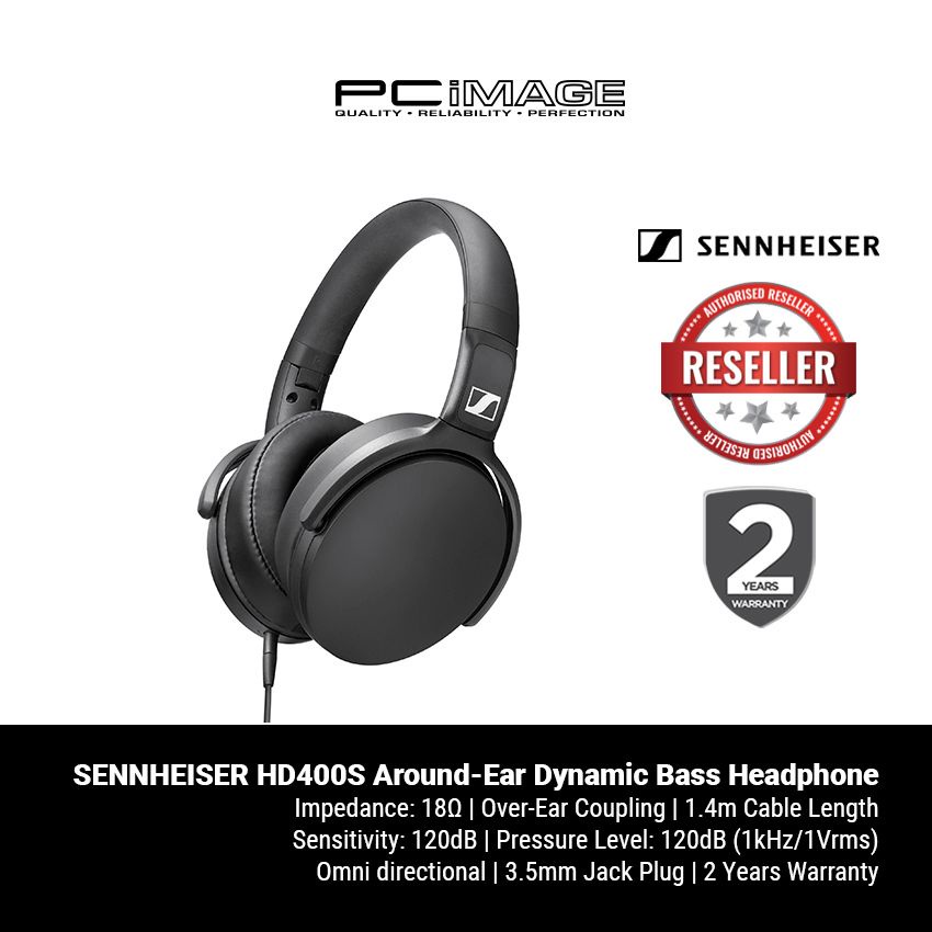 SENNHEISER HD400S Around-Ear Dynamic Bass Headphone | Shopee Malaysia