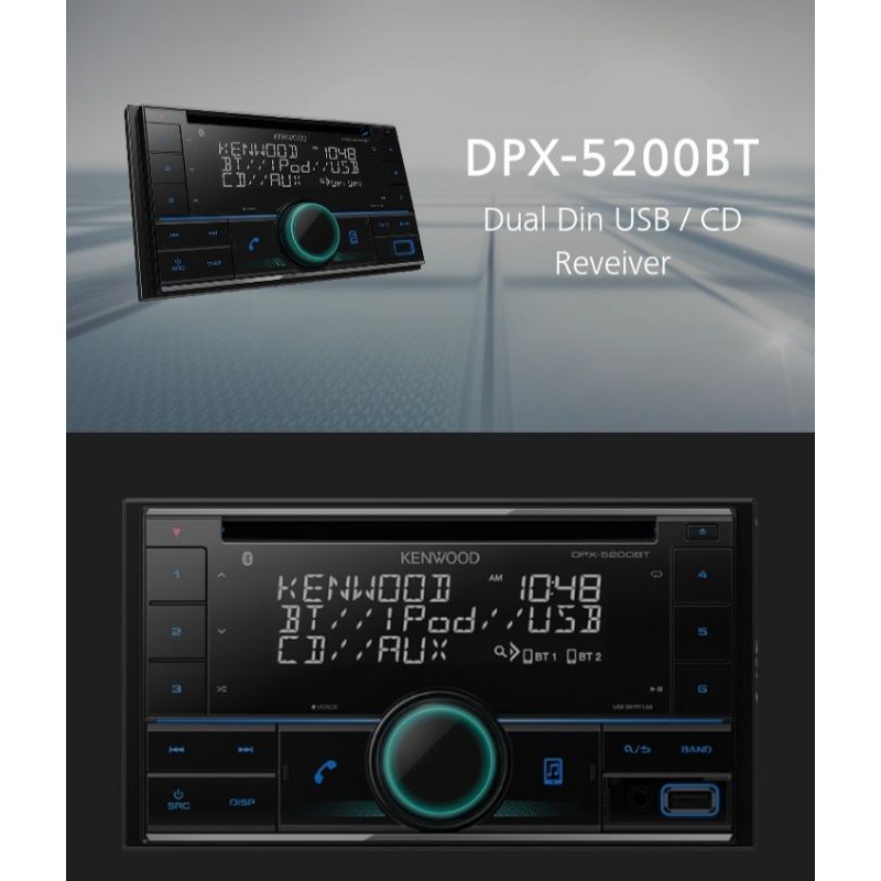 KENWOOD DPX-5200BT CD USB BLUETOOTH PLAYER | Shopee Malaysia