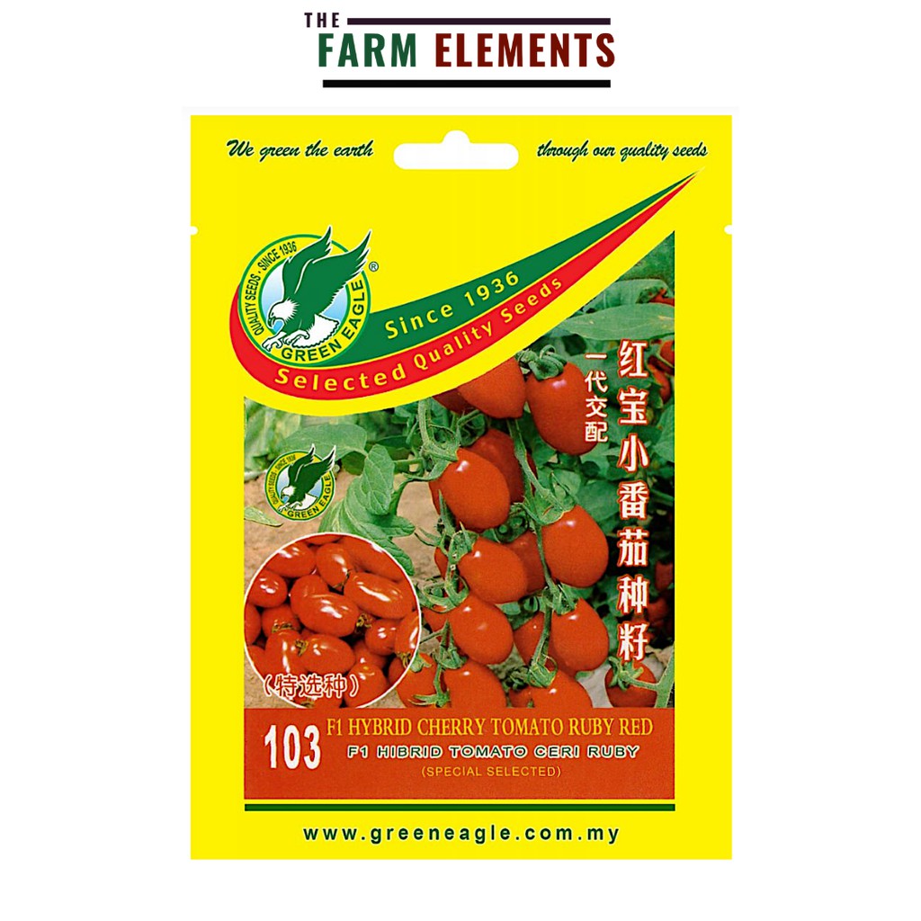 GE 103 F1 Hybrid Ruby Red Cherry Tomato Seed/ F1 Hibrid Tomato Ceri