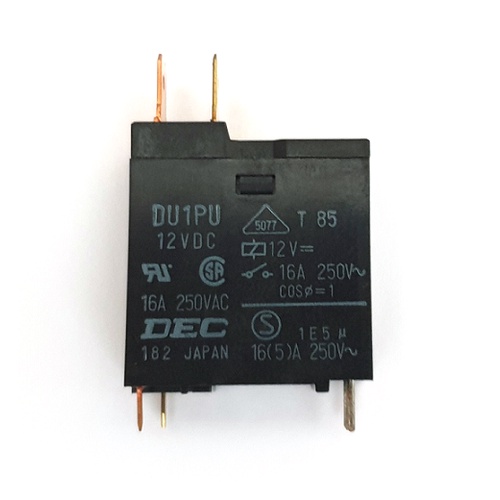 DEC Japan DU1PU 12VDC 12V DC 16A 250V AC 4-Pin 2 Plug Power Relay ...