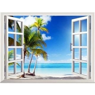 PL】5D Diamond Painting Landscape Sunset Sea View Square/Round Embroidery  Cross Stitch Kit Painting Mosaic DIY 30x40cm