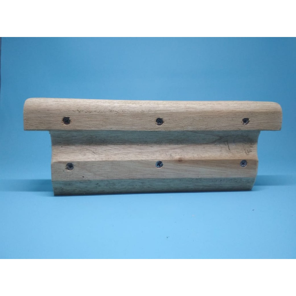 KAYU Large HOLE WOODEN RAKEL HANDLE SOLD PER CM | Shopee Malaysia