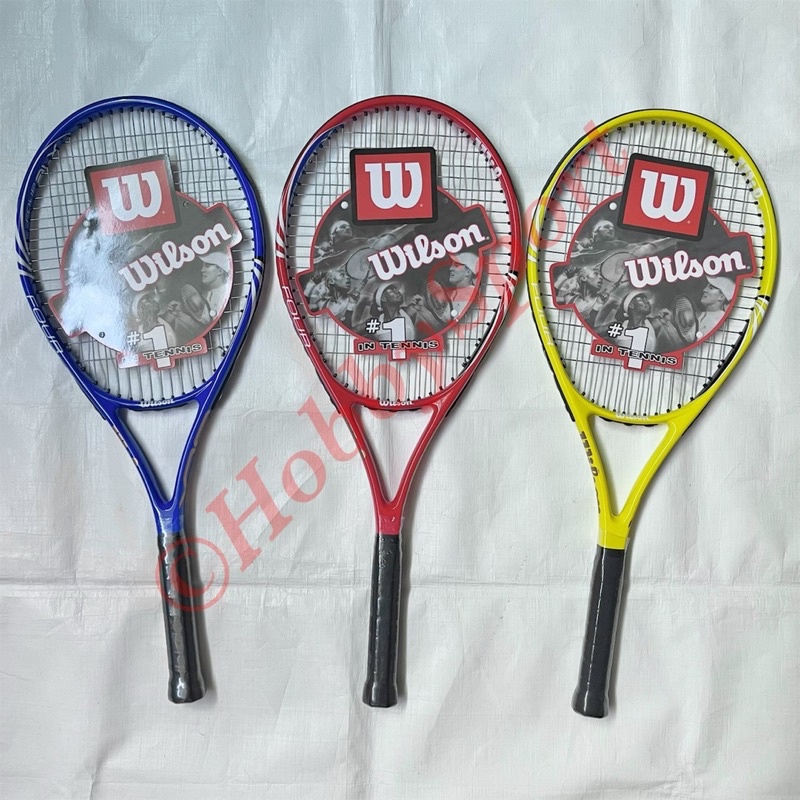 Wilson BLX Four Tennis Racket + String Tennis Racket Top Adult Bag ...