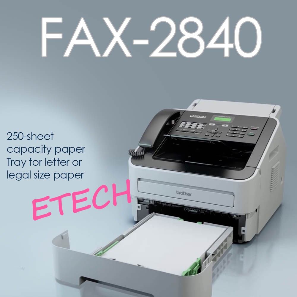Brother Fax2840 Mono AllInOne Laser Fax Machine Shopee Malaysia