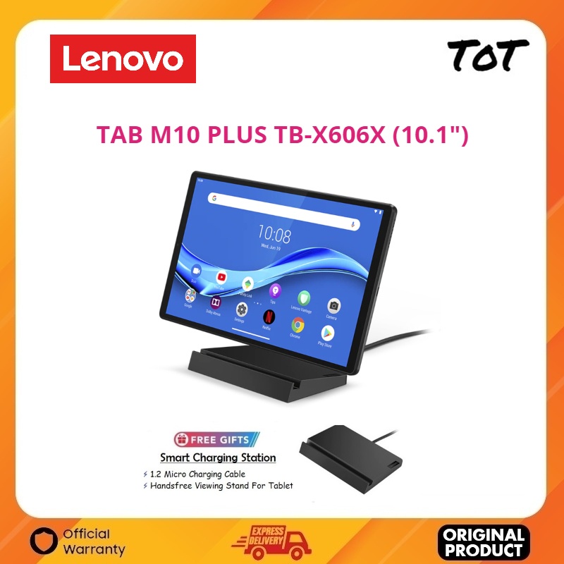 Original] LENOVO M10 FHD Plus TB-X606X Smart Tab Bundle