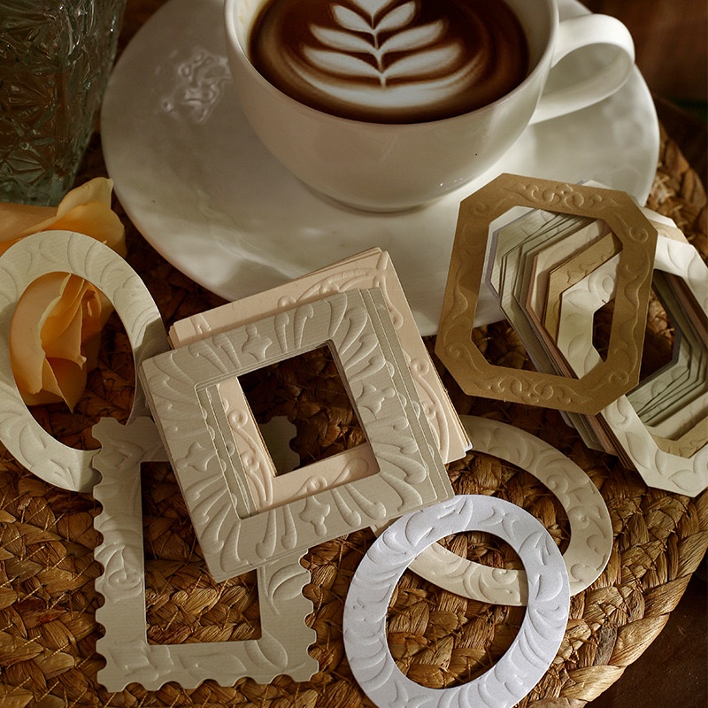HEYDAY Gentle As The Moon Embossed Hollow Frame Special Material Paper ...