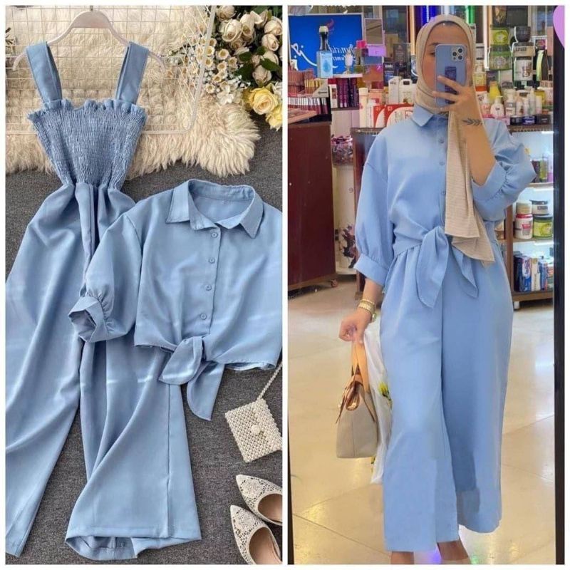 JUMPSUIT Muslimah set Shopee Malaysia