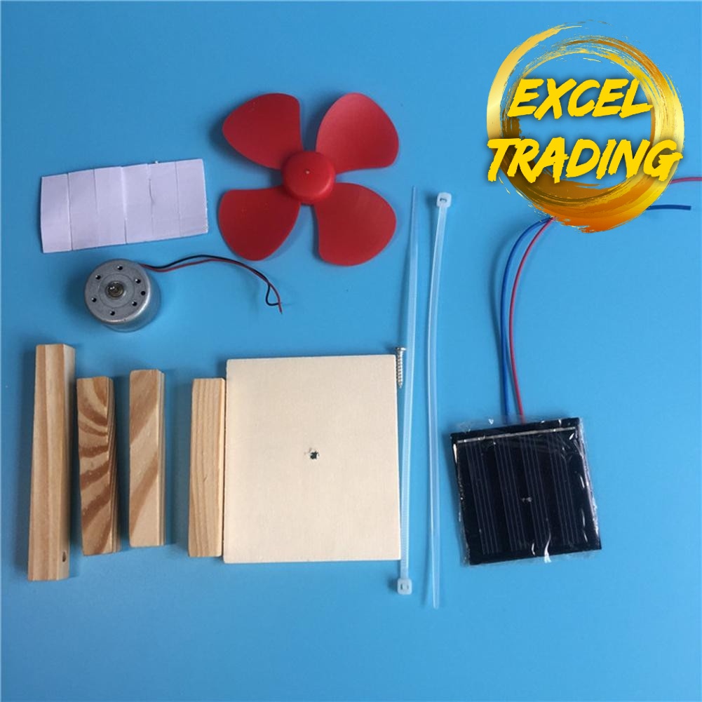 Project RBT Tahun 5 : DIY Solar Fan 3D Wooden Wood Powered Fan / Model ...