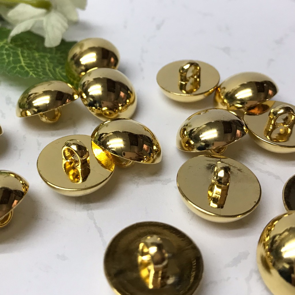 *READY STOCK* Butang Emas / Golden Button (18mm) | Shopee Malaysia