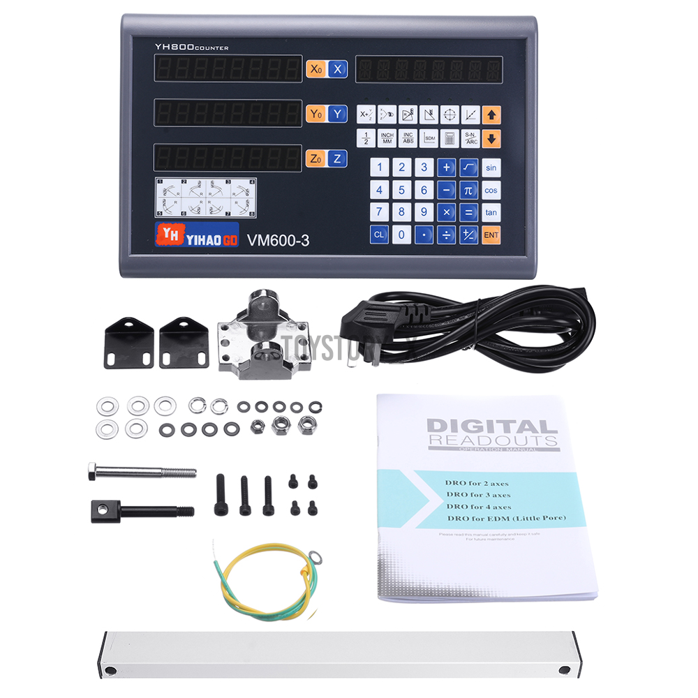 【store】2/3 Axis Digital Readout Display CNC Milling 5μm Procision ...