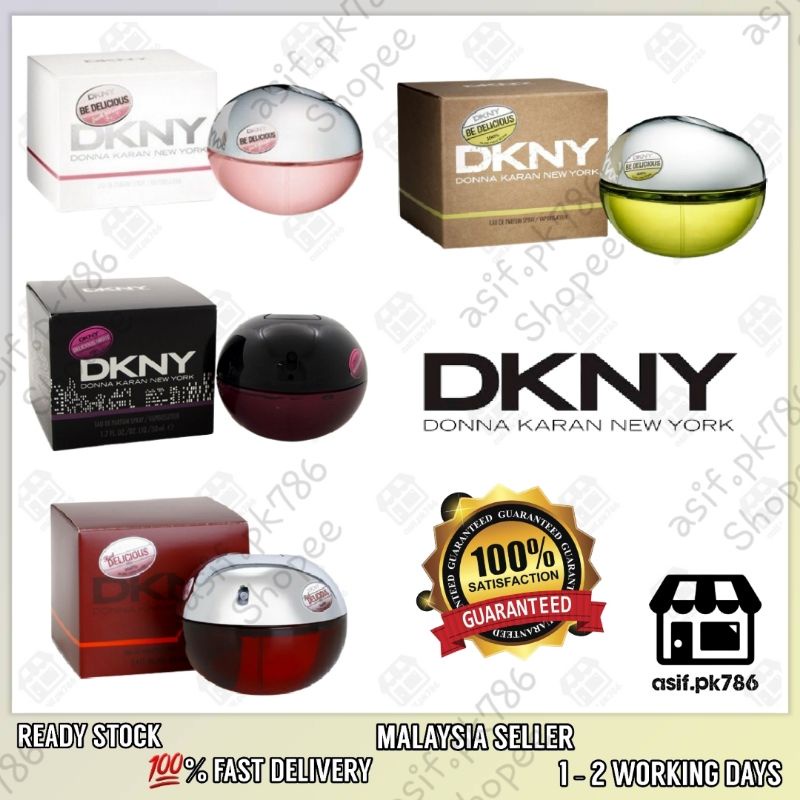 DKNY Be Delicious by Donna Karan New York for Women EDP Perfume DKNY Green, DKNY White, DKNY Black & DKNY Red | Shopee Malaysia
