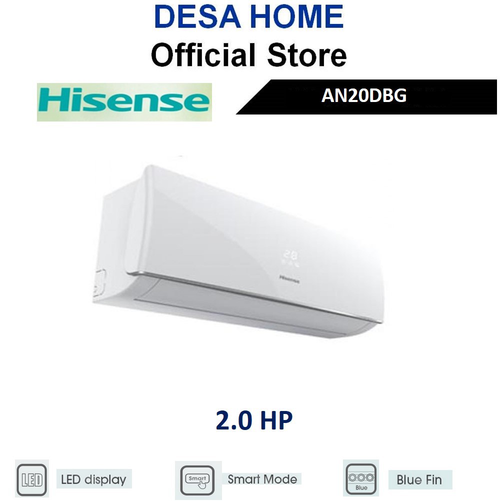 Free Delivery Hisense An20dbg 20hp R32 Non Inverter Air Conditioner Shopee Malaysia 1319