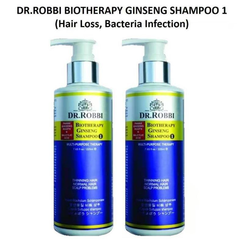 100 ORIGINAL DR.ROBBI GINSENG SHAMPOO 1 (HAIR LOSS ,BACTERIA INFECTION