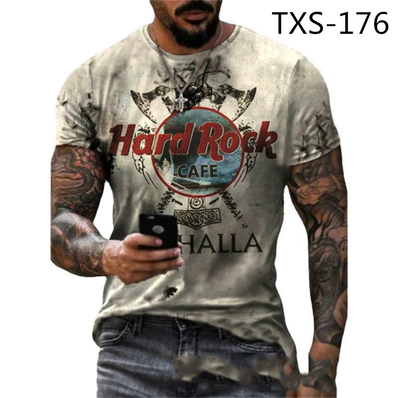 Uideazone Men Women Short Sleeve T-Shirt Casual 3D Creative Print Crewneck Graphic Tees