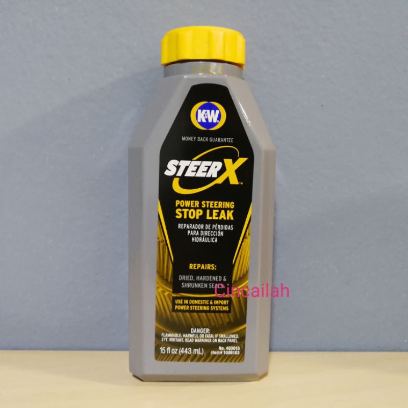 K&W Steer X Power Steering Stop Leak 443ml Shopee Malaysia