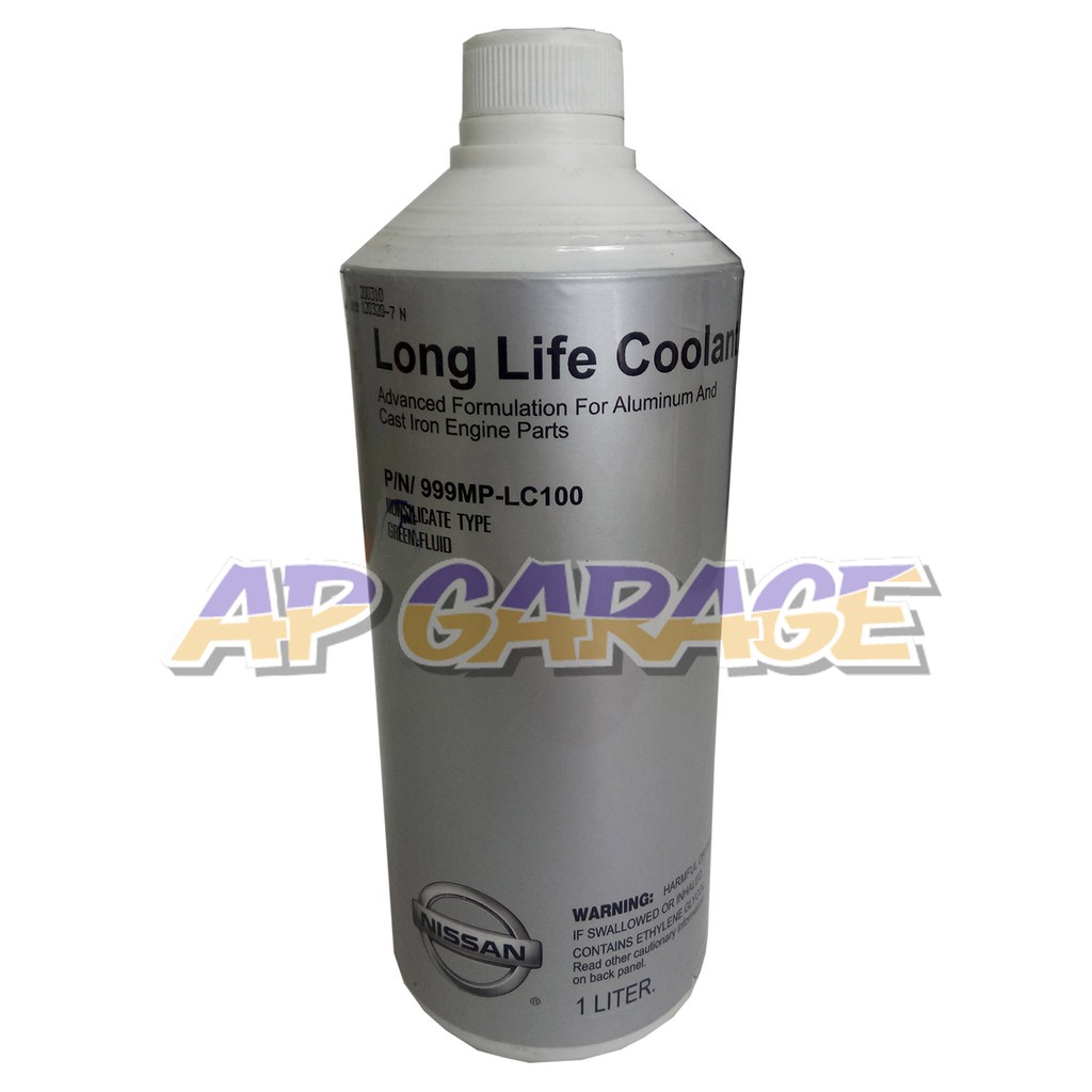 NISSAN LONG LIFE COOLANT Advanced Formulation For Aluminum And Cast Iron Engine Parts 1Litre 1L