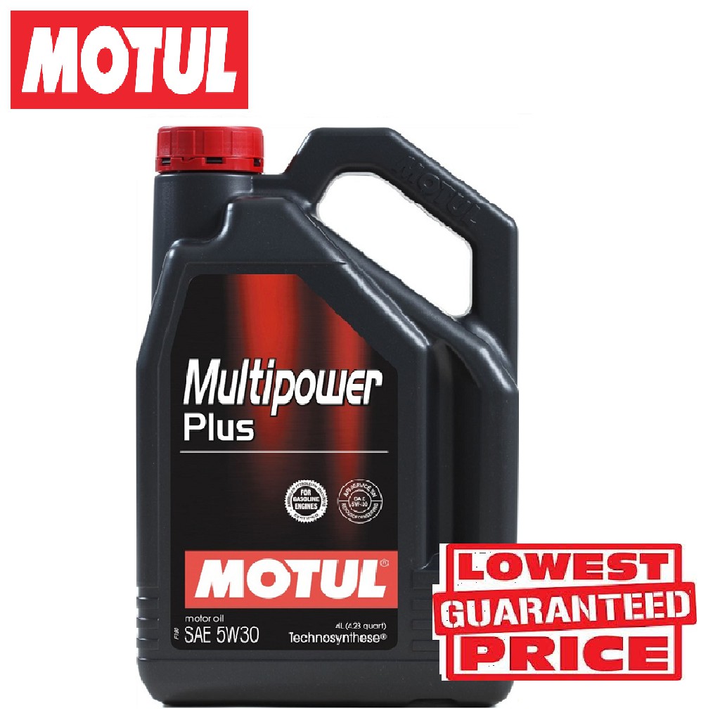 MOTUL Multipower Plus 5W30 4L Semi Synthetic Engine Oil | Shopee Malaysia