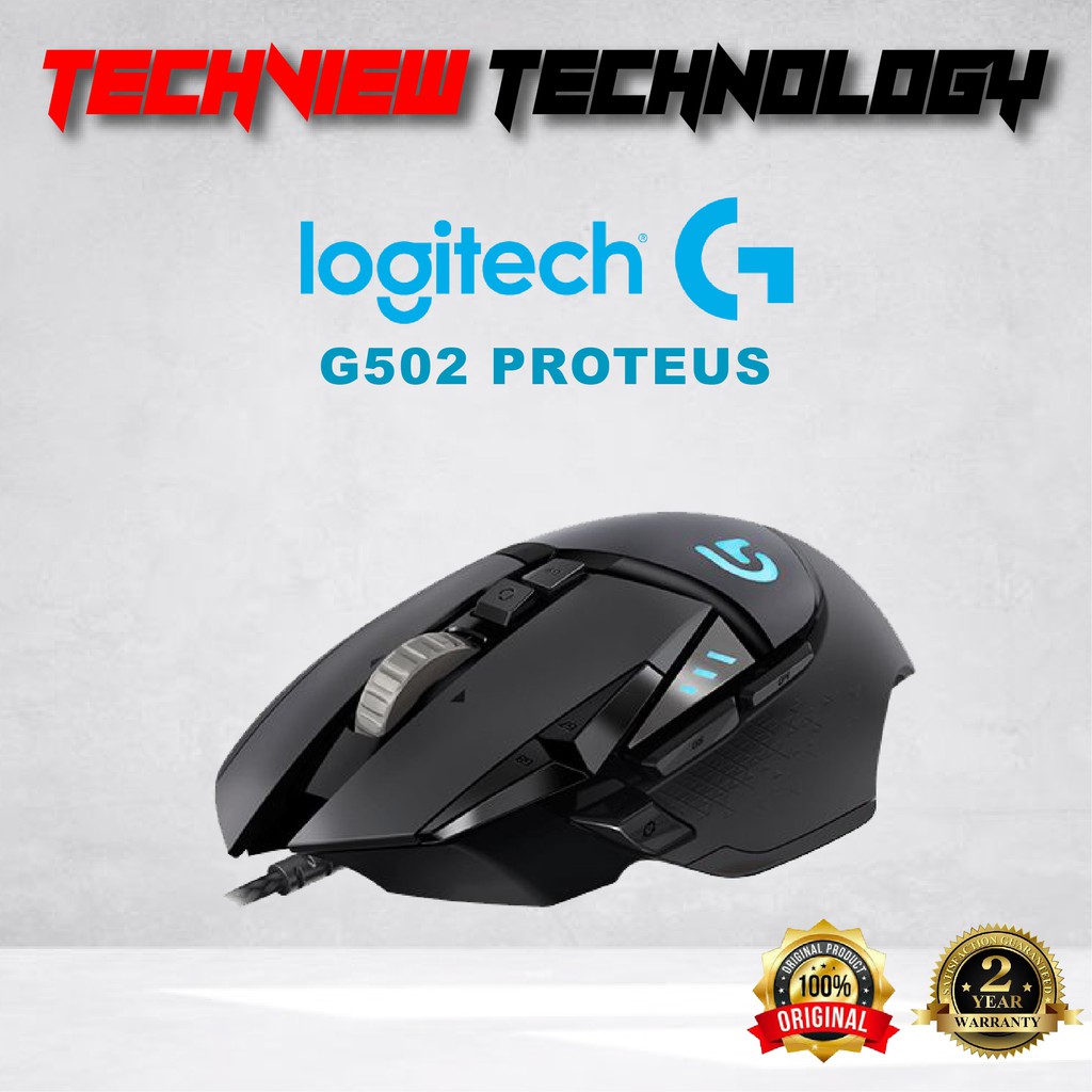 Logitech G502 Proteus Spectrum RGB tunable gaming mouse