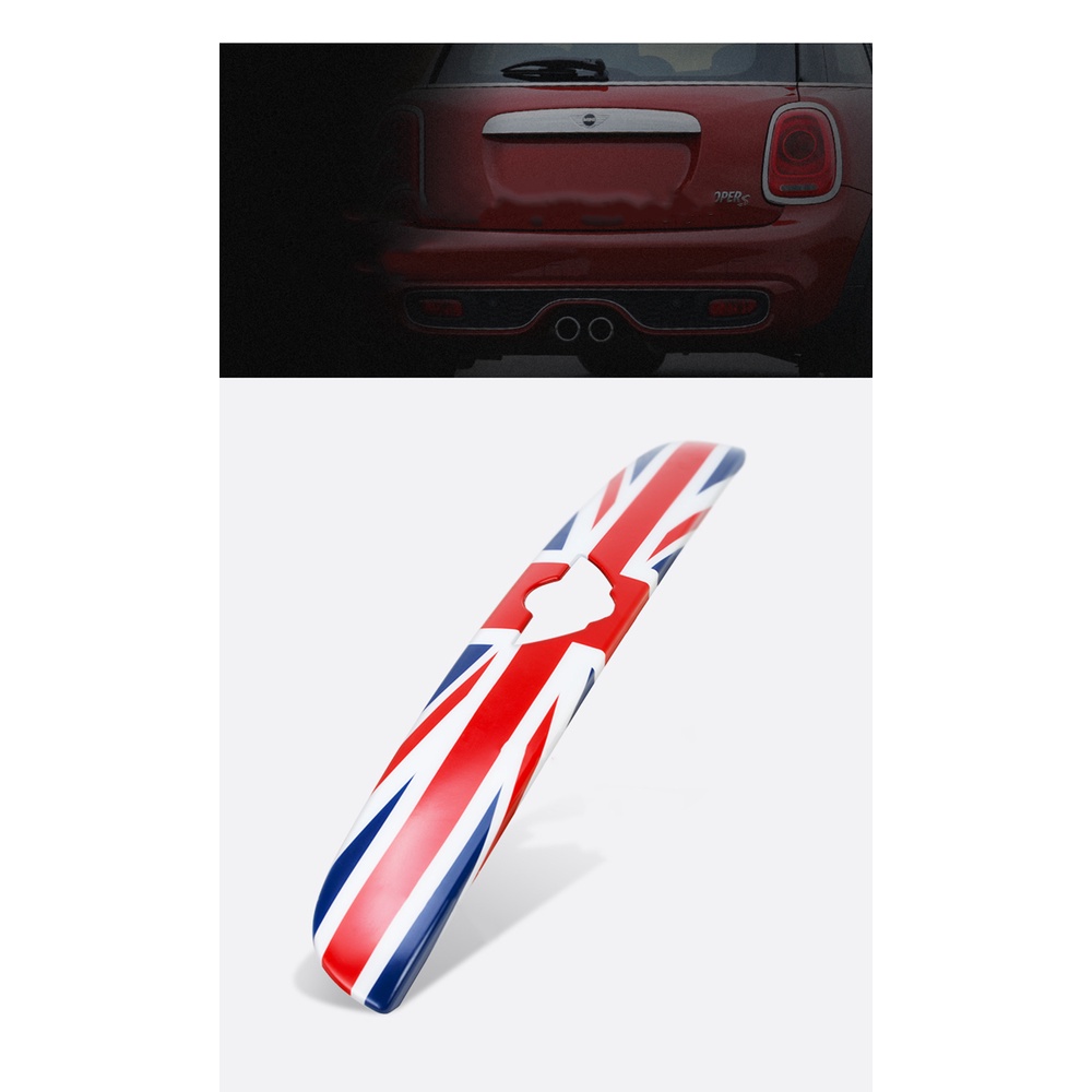 Union Jack Rear Tail Trunk Lid Molding Trim Cover Case Sticker