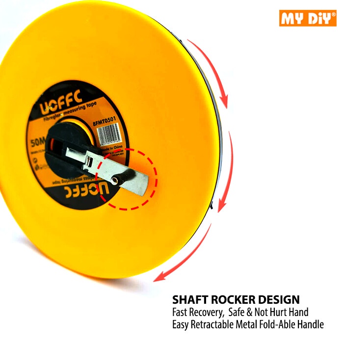 MYDIYHOMEDEPOT - 10M 20M 30M 50M UOFFC Fiberglass Measuring Tape ...