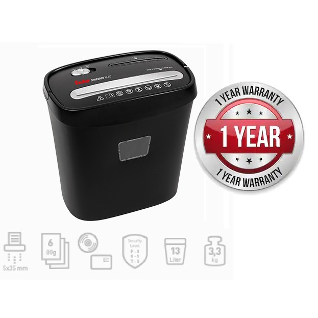 Home & Office use Paper Shredder 13 Liter Crosscut paper shredder