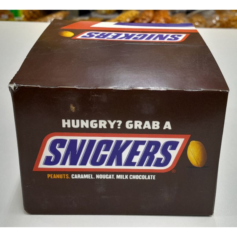 SNICKERS PEANUT MILK CHOCOLATE BARS BUNDLE BOX (24 X 21.5G BARS ...