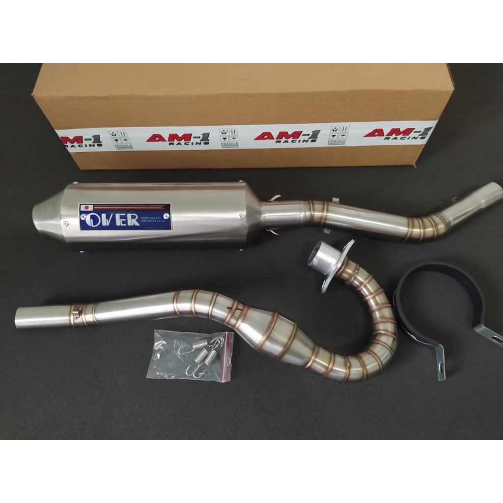 Full Worm Racing Exhaust Over Japan Klx 150 SLG BF Dtracker Crf 150 L ...