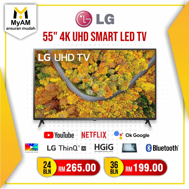 [Installment Plan] Ansuran Mudah LG 55" 4K Ultra HD Smart LED TV