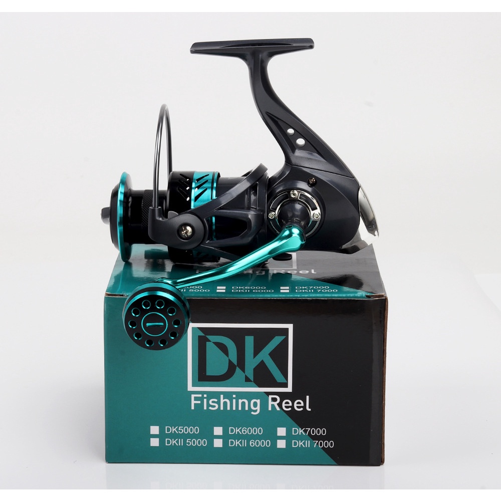 Fddl Dk 1000-7000 Fishing Reel 5.2 : 1 Metal Spool Spinning