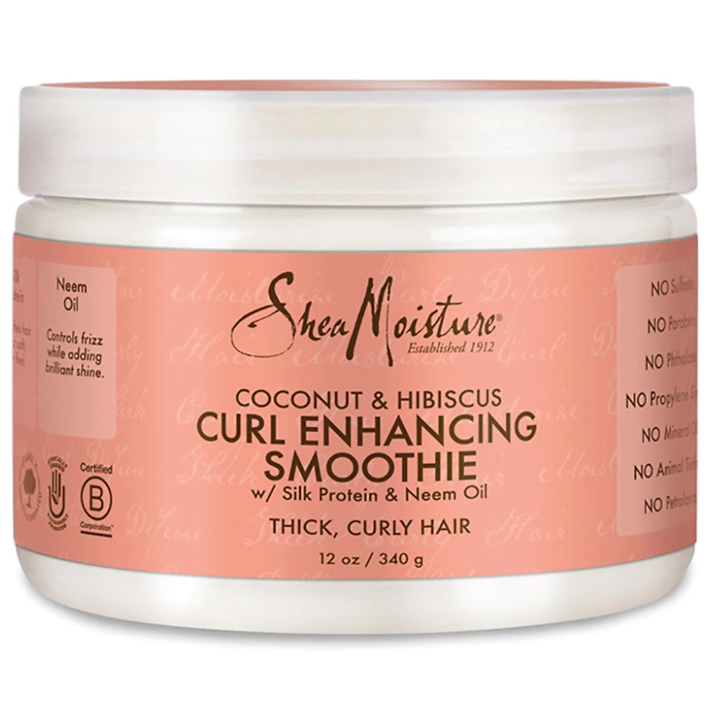 [ iiMONO ] SheaMoisture Coconut & Hibiscus Curl Enhancing Smoothie Curling Gel Souffle