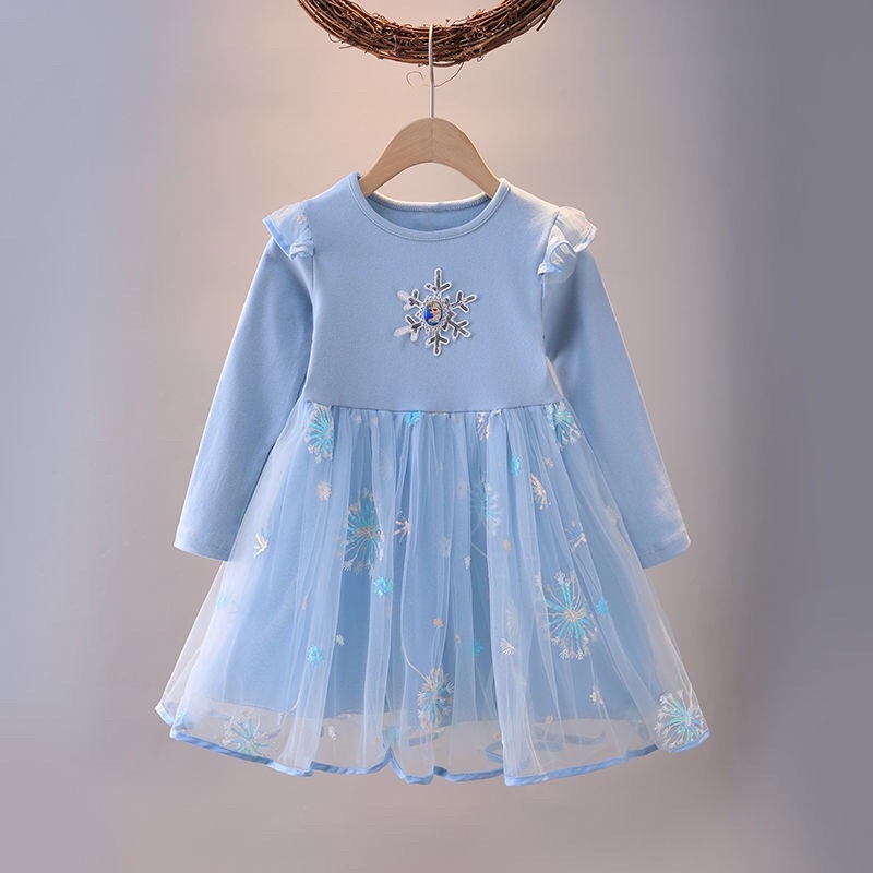 cotton elsa dress Ice Queen Dress and Cape Set Style B 10 main image 0