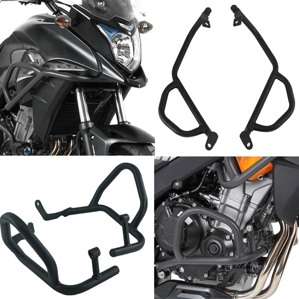 Sturzbügel Schutzbügel Für Honda CB500X/CB500F 2013-2023 - Motorrad Crash Bar, Schwarz