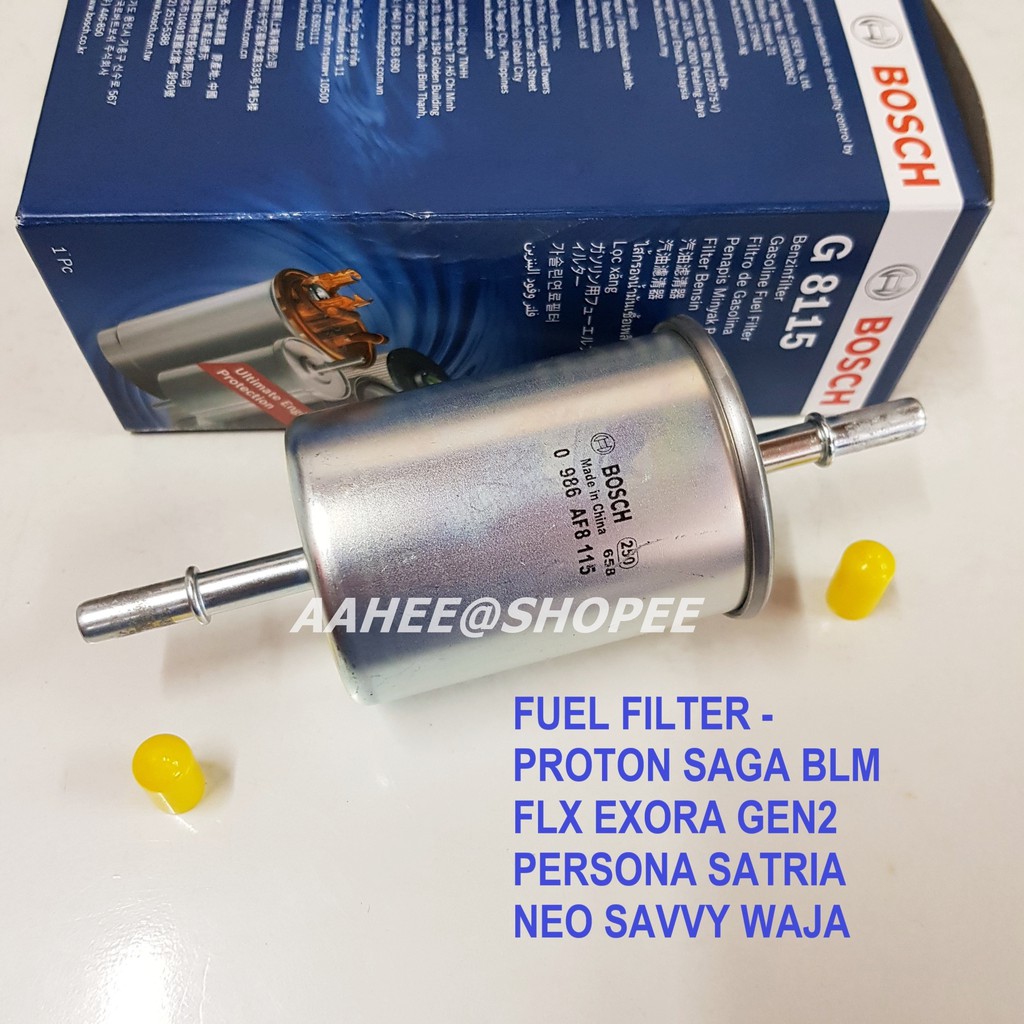 Fuel Filter Proton Waja Saga BLM FLX Exora Persona Gen2 Satria Neo Savvy Penapis Minyak Petrol