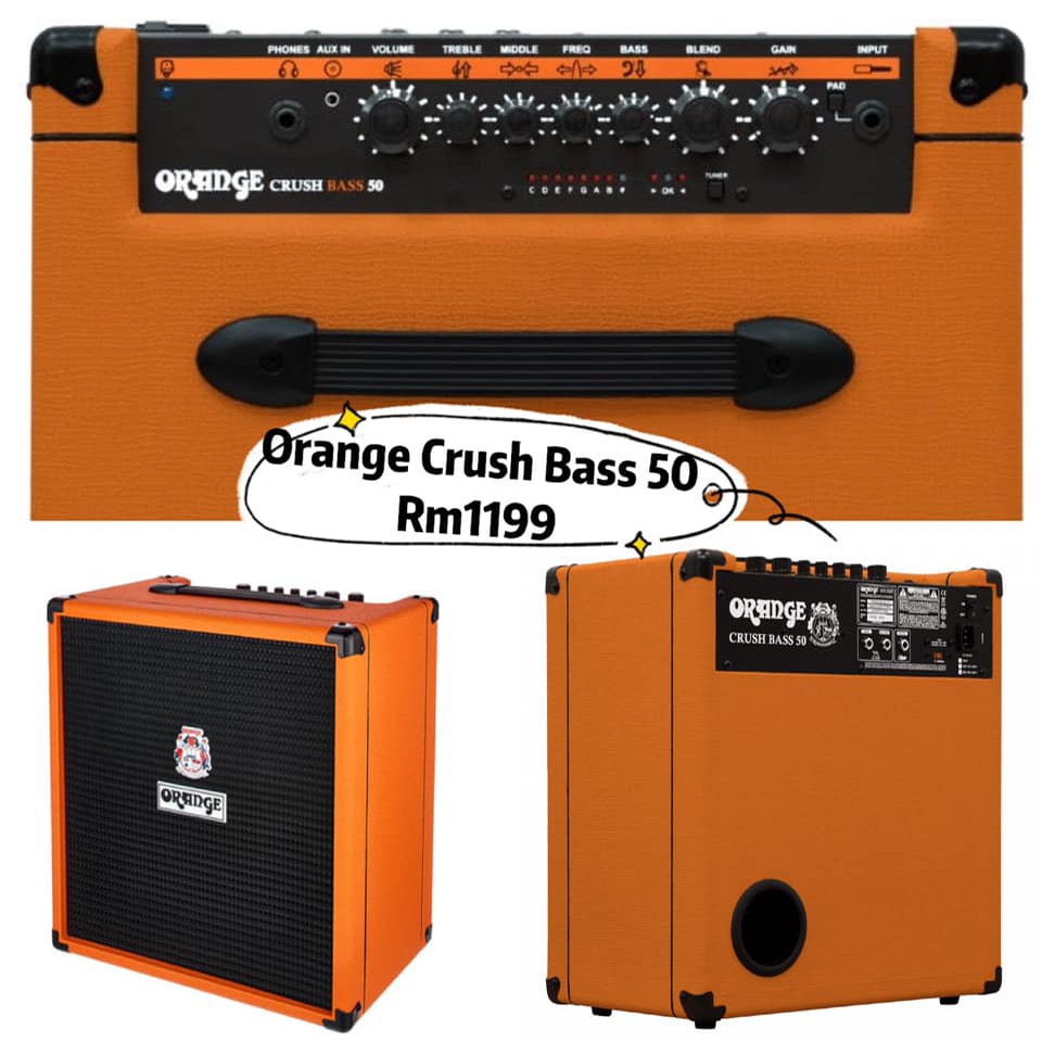 Orange crush store bass 50