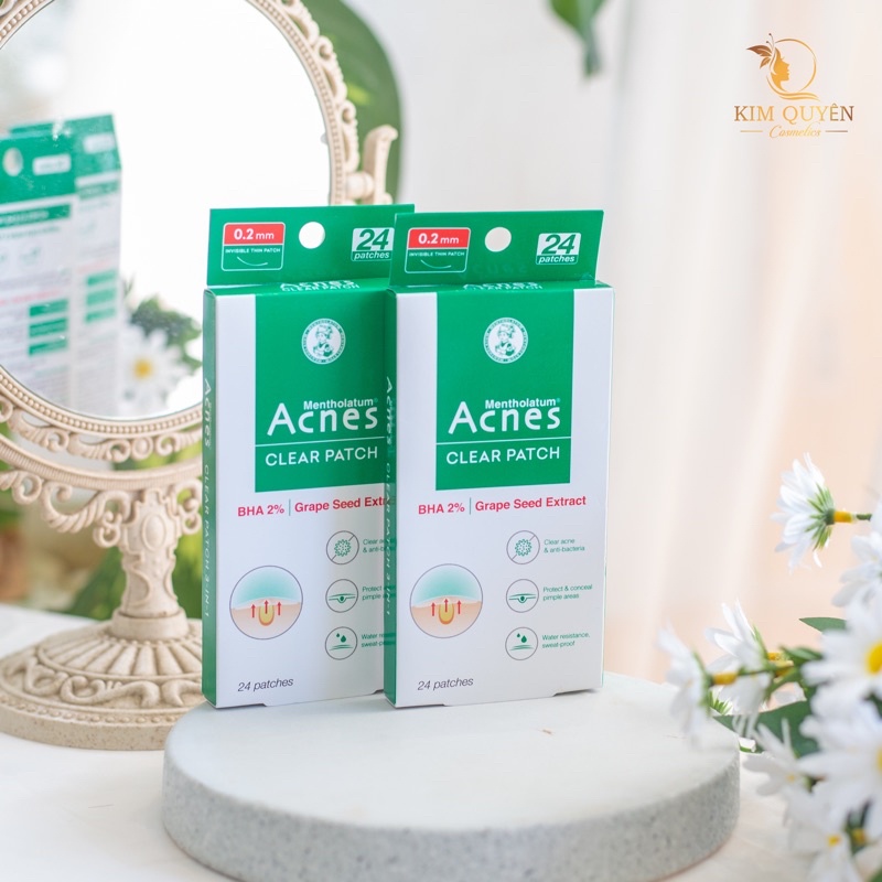 Acnes Clear Patch Acne Patch Box of 24 pieces, reduce redness and