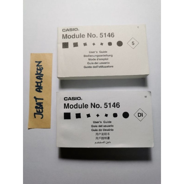 Casio module no on sale 5146