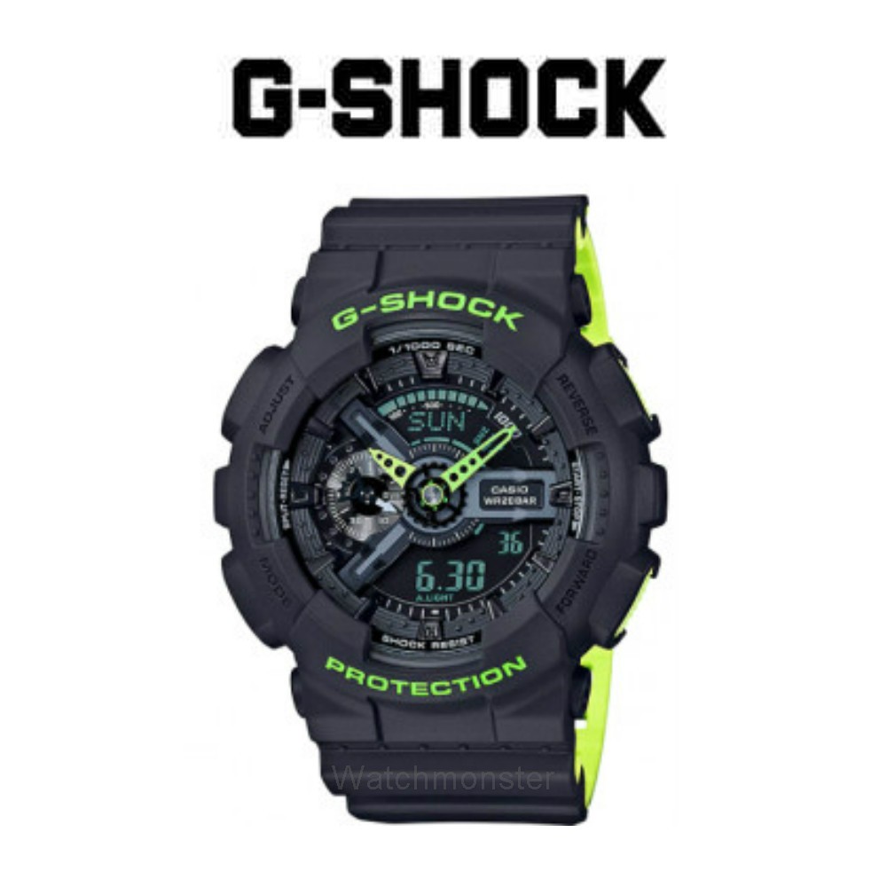 Gshock casio analog digital Layered Neon Color models Original GA 110LN 8ADR Shopee Malaysia