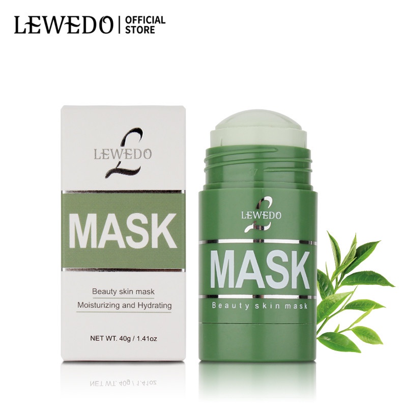 LEWEDO Green Tea Mask Stick Remove Blackheads Acne Treatment Oil