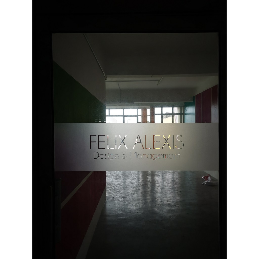 ORASIGN Sand Blasting Sticker (Frosted) | Shopee Malaysia