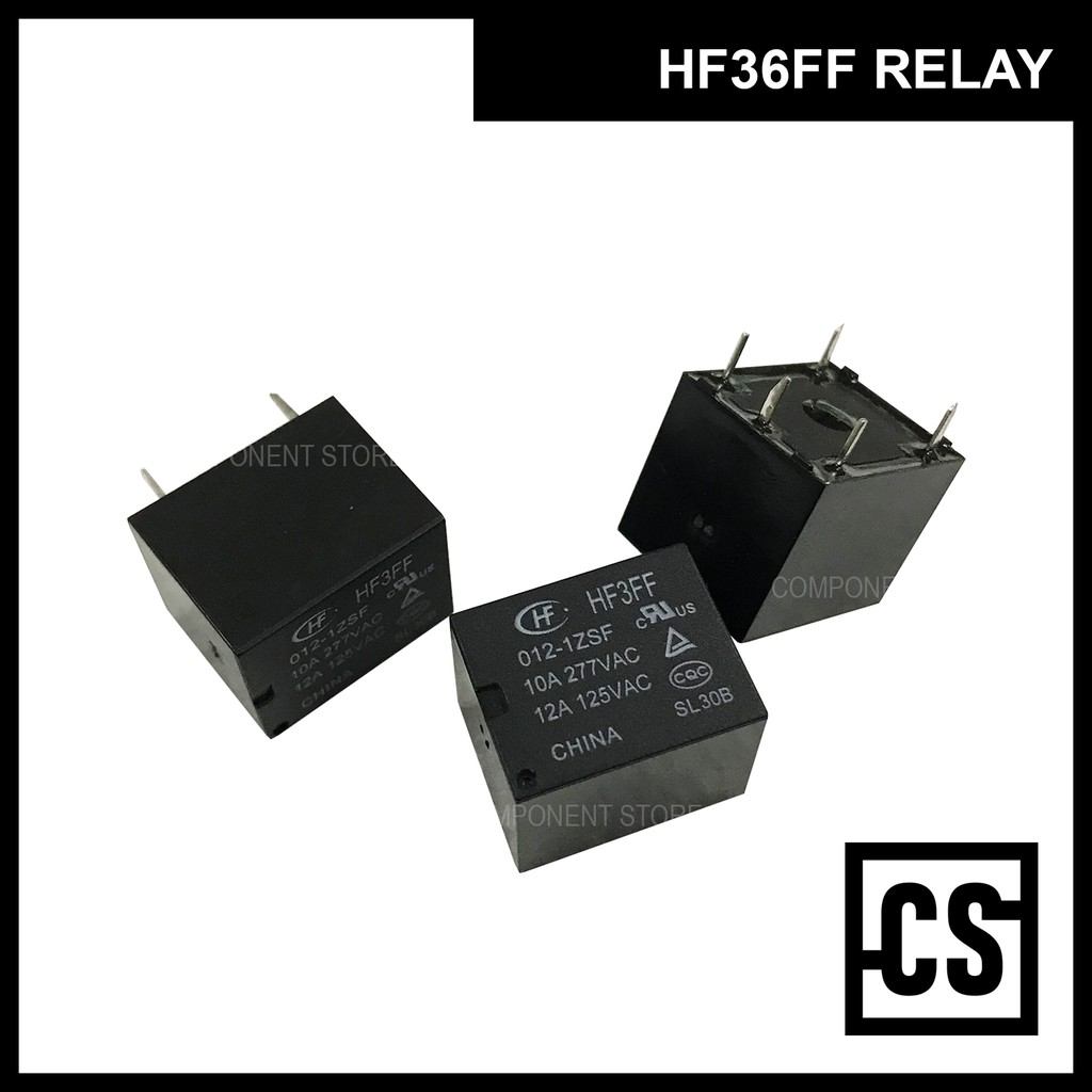 HF3FF 12V 12A Relay Hongfa Relay Relay for Security Products Door