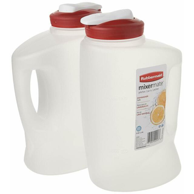 Rubbermaid Mixermate Pitcher - 1 QT, Plastic Containers